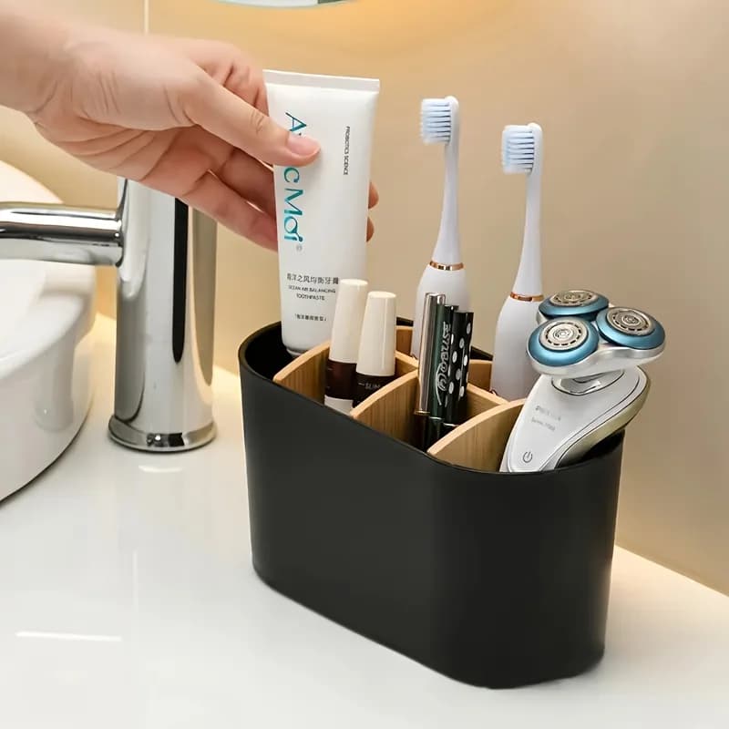 Electric toothbrush holder 1 piece for bathroom toothpaste brush holder plastic storage box bathroom accessories