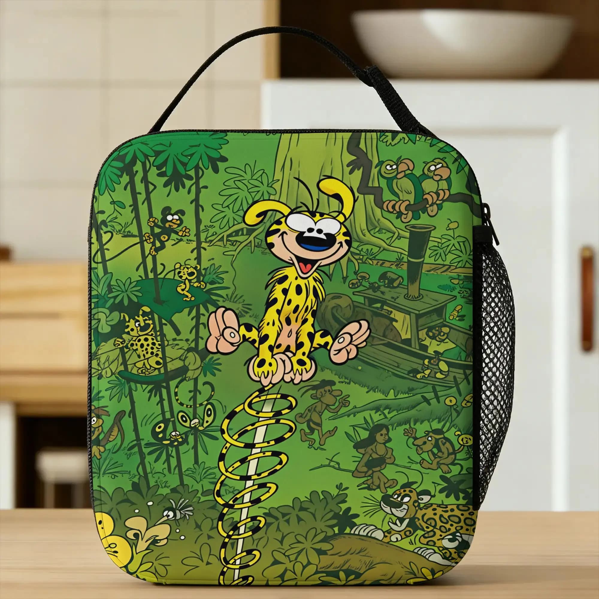 Marsupilamis Lunch Bag Kawaii Lunch Box For Men Outdoor Picnic Portable Cooler Bag Oxford Custom Thermal Lunch Bags