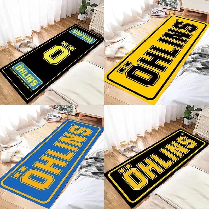 O-Ohlins Tappeto per moto Tappetino per garage Racing Cool Moto Display Tappetino per esposizione per moto Tappeto antiscivolo per la decorazione della casa