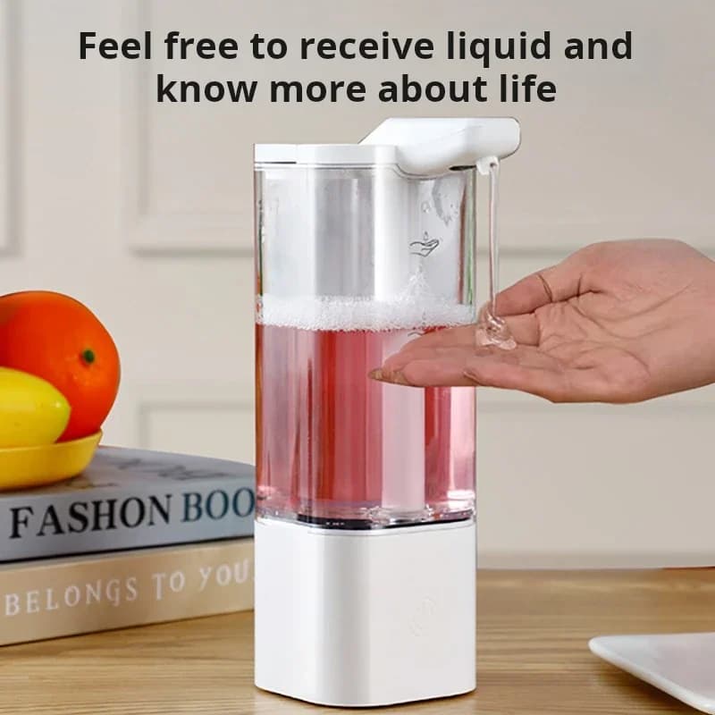 Automatic Hand Soap Dispenser Touchless Large Capacity Liquid soap Dispenser- Electric Soap Dispenser Rechargeable