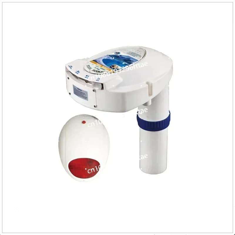 Allarme solare wireless per piscina per la sicurezza dei bambini, dispositivo di sicurezza per piscina telecomandato con sistema di avviso automatico, impermeabile IP67