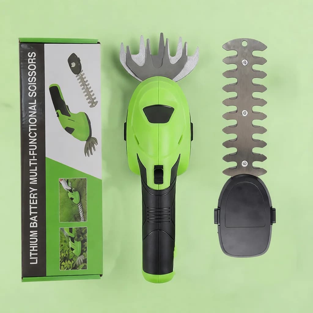 Cordless Handheld Hedge Trimmer Lawn Mower Garden Power Tool Portable Grass Shrub Cutting Machine For Home Yard Pruning
