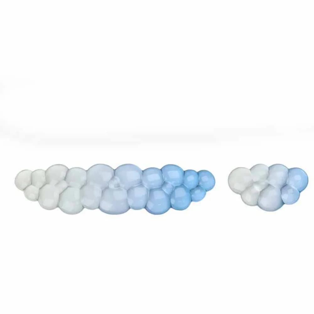 Supporto per Polso Ergonomico Cloud, Cuscinetto Morbido Antiscivolo per Mouse, Impermeabile, Supporto per Tastiera, Uso Desktop