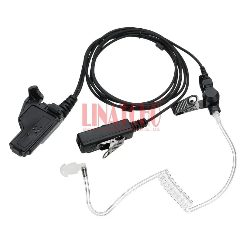 GP900 GP1200 HT1000 XTS2500 XTS3000 XTS3500 XTS5000 Walkie Talkie Tubo acustico PTT Microfono Auricolare Auricolare
