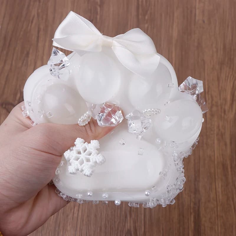 New White Moonlight Giant Cat Paw Decompression Toys Cartoon Antistress Stress Relief Slow Rebound Toys For Kids Toys