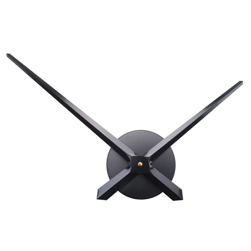 3D watch hands, needles for movement mechanism of large DIY clock, replacement of wall accessories part, Black-A09G