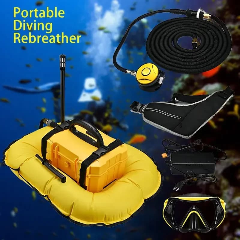 GOYOJO 15 meters 3-5.5 hours Scuba Diving Snorkel Equipment Mobile Trap New in Snorkel Underwater Winter Ice Diving