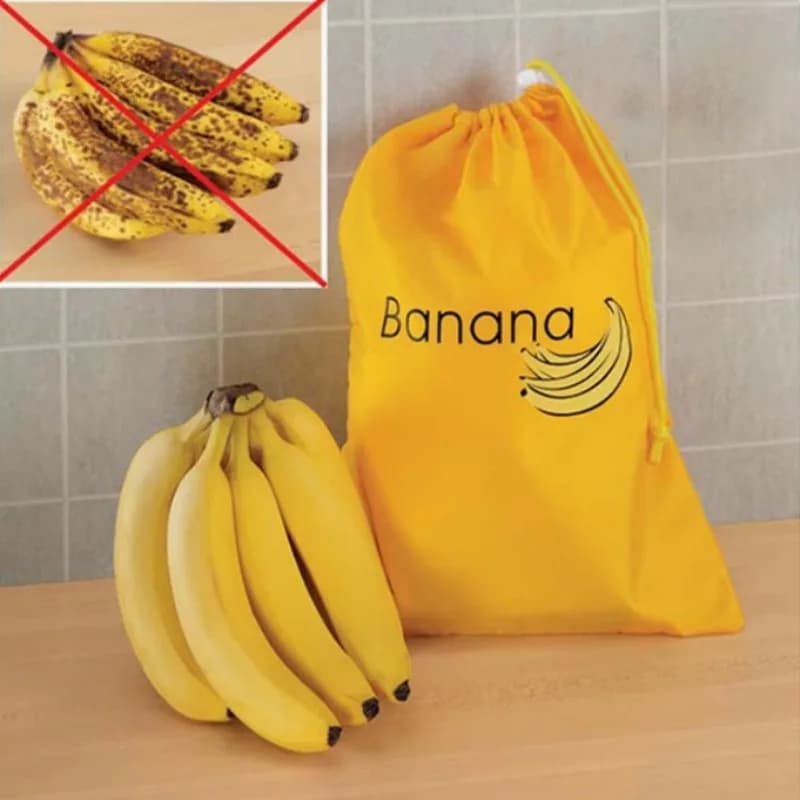 ‌ Borsa Termica Isolante - Contenitore Riutilizzabile per Conservare Banane, Lattuga e Verdure (Chiusura con Coulisse)