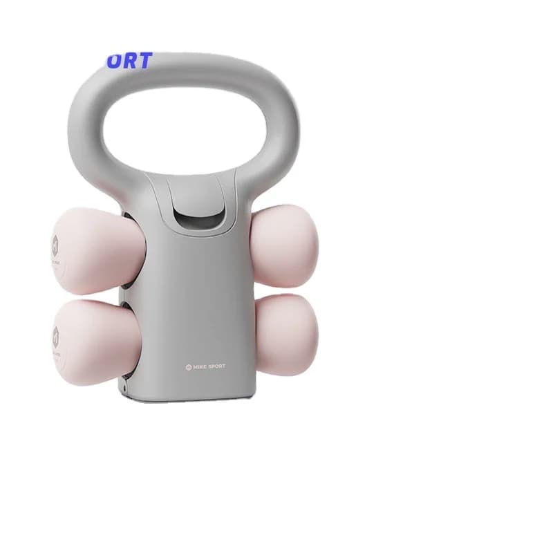 Manubrio in gomma e Kettlebell multifunzione regolabile da 5 kg per fitness domestico 2026