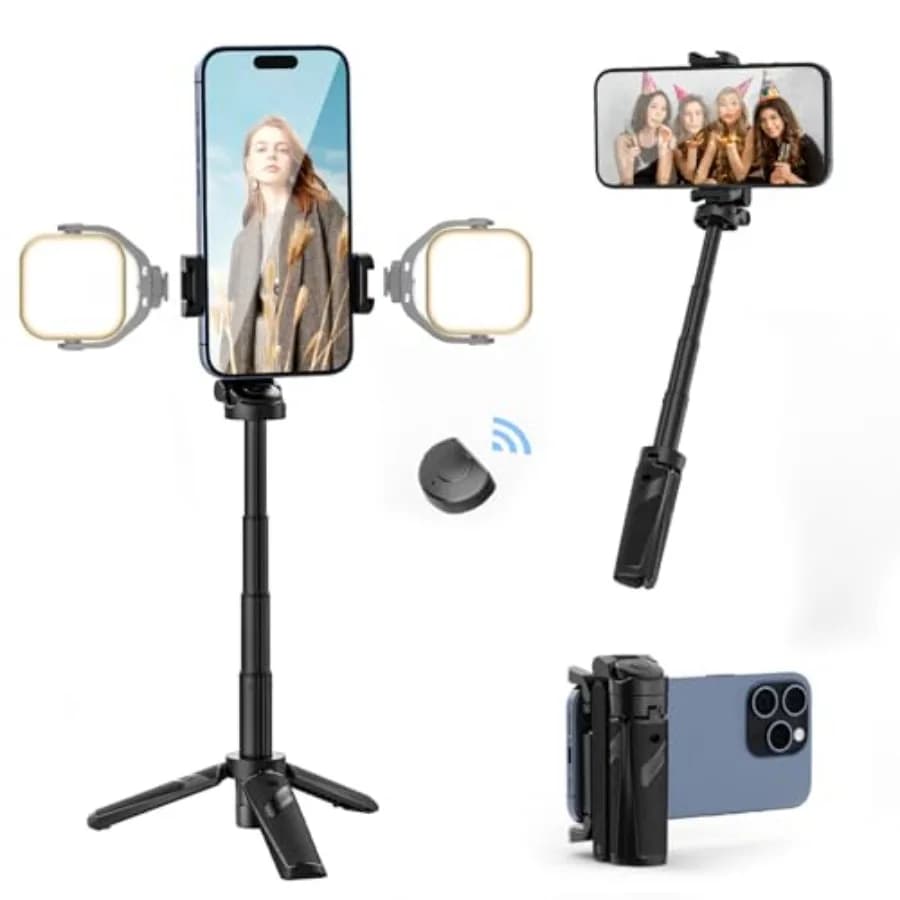JJ03 magnetic tripod for phone + Tripod for selfie stick ULANZI JJ02