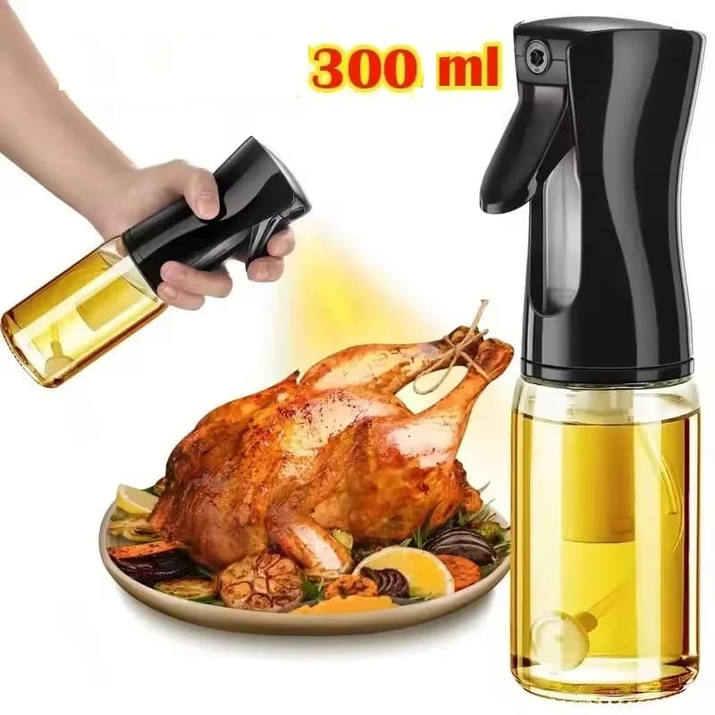 1 Piece Spraying 300 ML Oil for Kitchen, Bottle Olyva Oil Spray Edible, Air Fryer Nebulizer, Kitchen Gadget