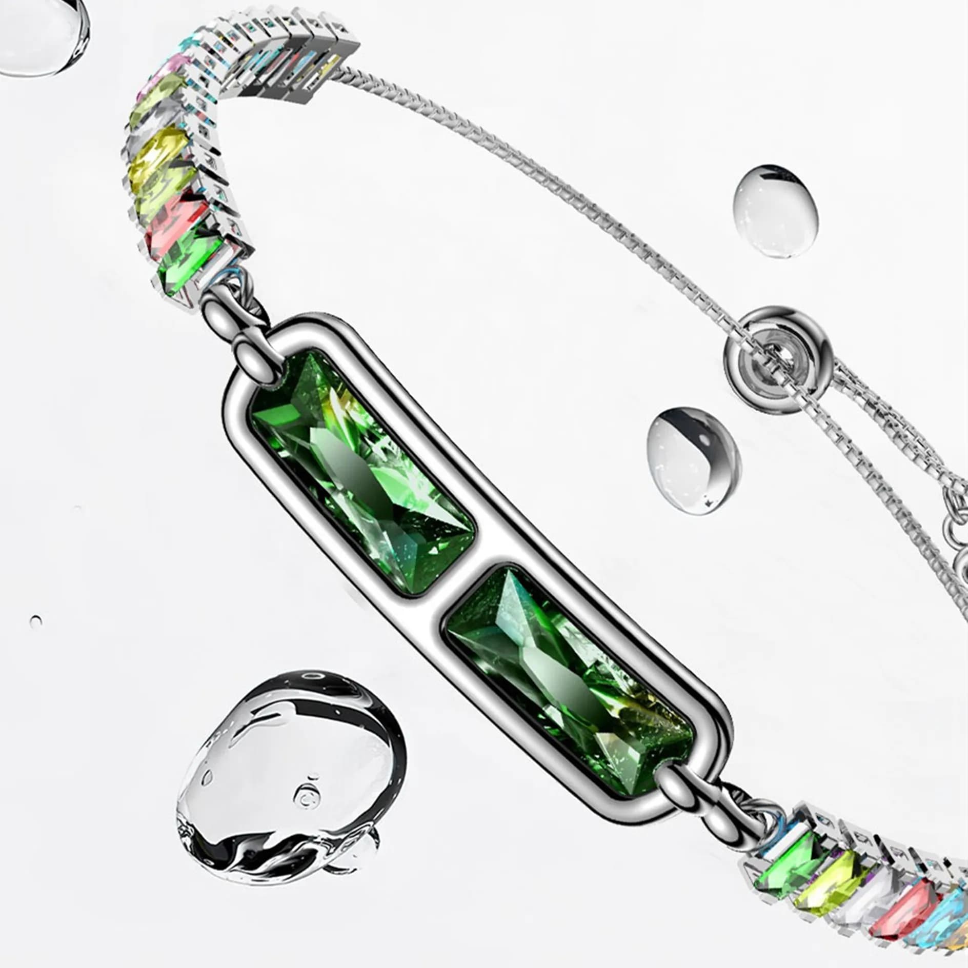 Donna intarsiata con diamanti Bracciale intelligente Sport Salute Ms. Bracciale Bluetooth Monitoraggio del sonno HRV Ciclo fisiologico femminile
