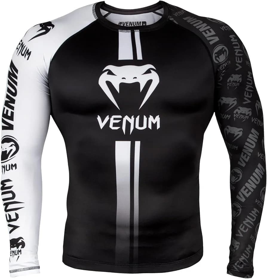 Long Sleeve Compression Shirt for Fitness Training Boxing MMA Workout Breathable Quick-Dry Athletic Top