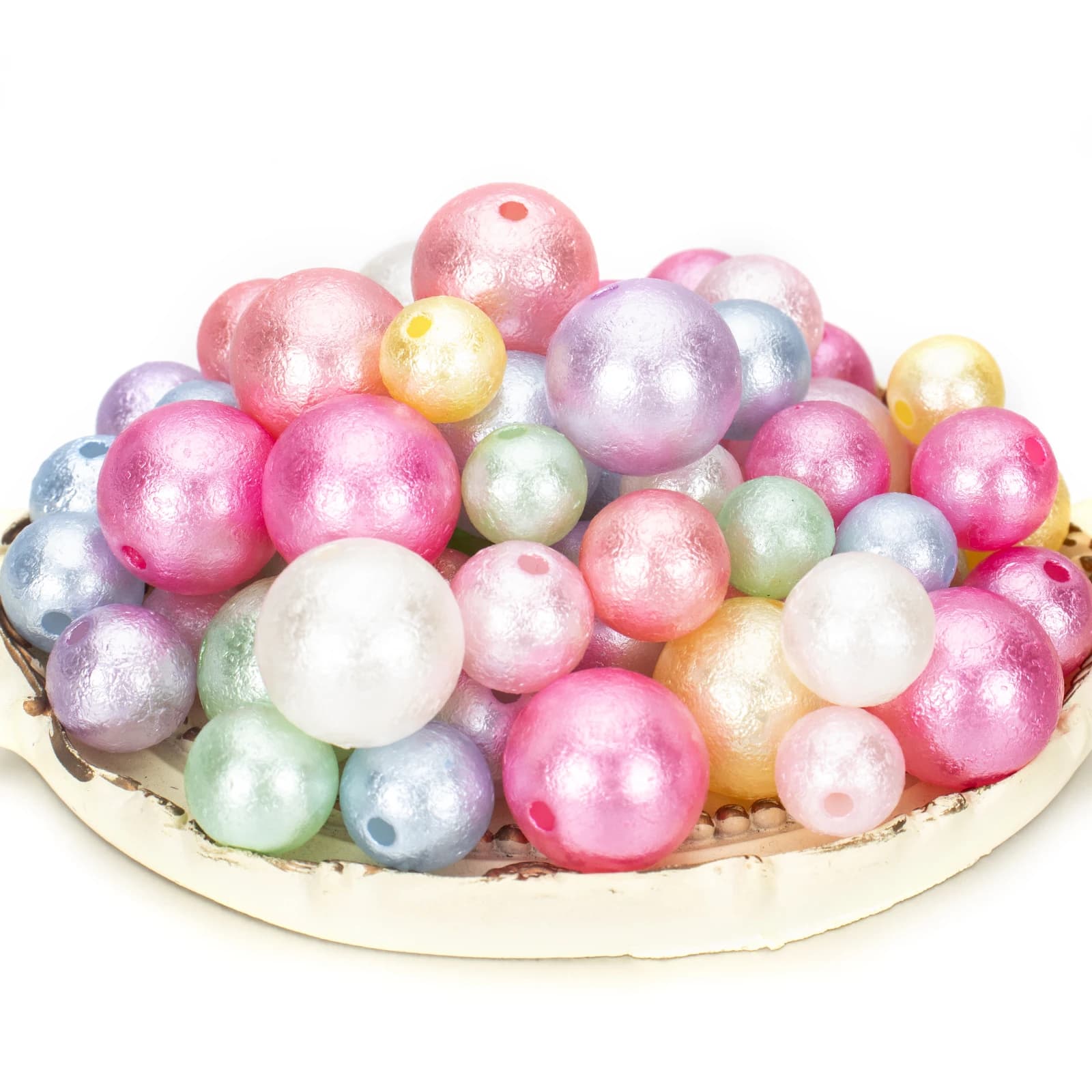 10-12-16mm Colorful Acrylic Pearl Beadsfor Handmade Making Jewelry Diy Bracelet Necklace Earring Accessories