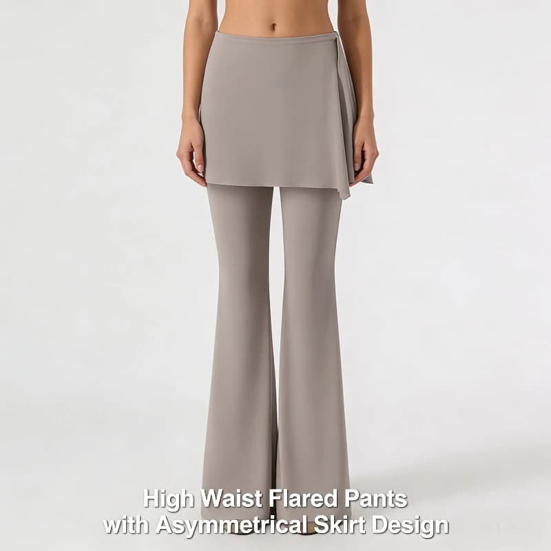2026 Autumn/Winter Outdoor Fleece Yoga Wear Pilates Fitness Gonna Pants Set Waxed Yoga Pants for Women