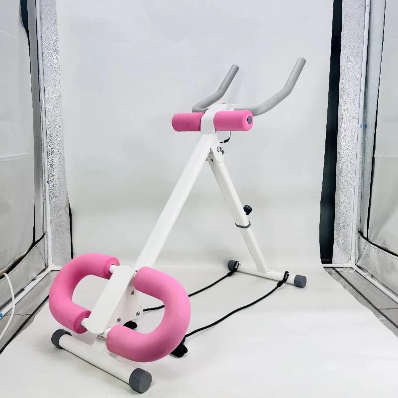 Macchina per Fitness Addominale per Uso Domestico, Attrezzatura per Addominali, Gilet Dimagrante per Addominali con Ruote per Ab Roller, Potenzia i Muscoli Addominali