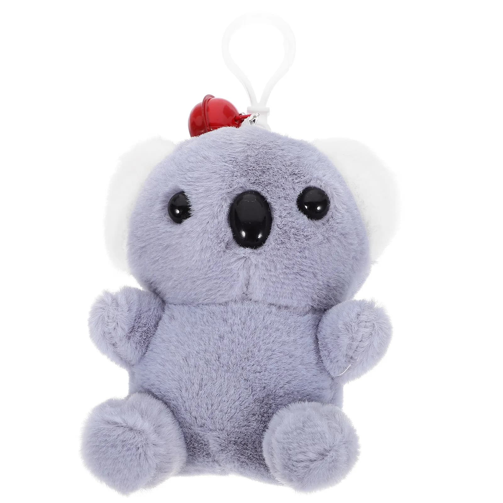 Portachiavi con Peluche, Ciondolo Morbido per Zaino, Borsa, Ornamento Decorativo, Ciondolo Koala Imbottito