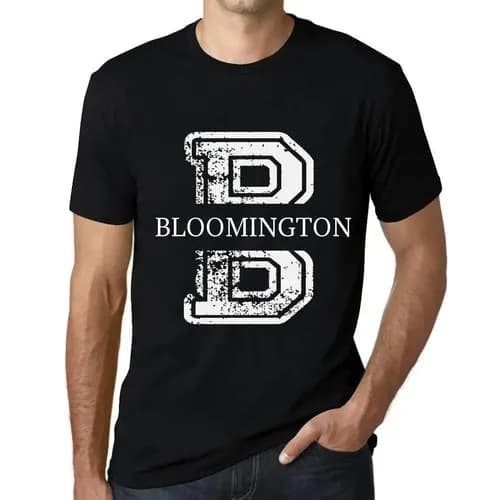 Men's Graphic T-Shirt Bloomington Eco-Responsible Vintage Year Short Sleeve