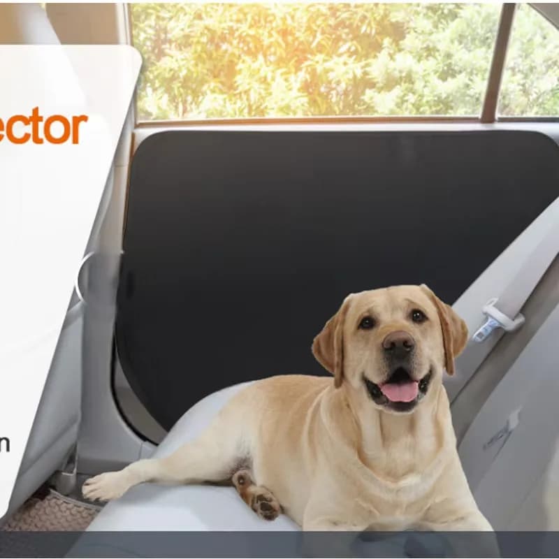 2pcs Pet Car Window Covers For Big Dog Waterproof Prevent Scratching Car Interior Travel Accessories Dog Carriers Car Covers Mat