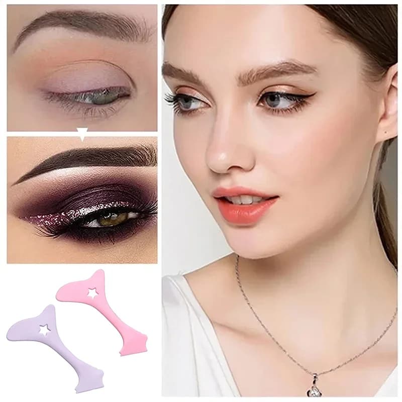 Eyeliner Lip Applicators Help Tool Guides for Makeup Mascara Shield for Make-up Reusable Applications Stencil for Eye Eyelashes