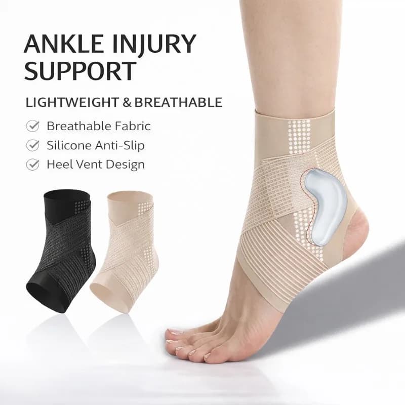 Supporto per Caviglia da Donna, Protezione per Lesioni Sportive, Recupero da Distorsioni, Attrezzatura per Yoga e Fitness