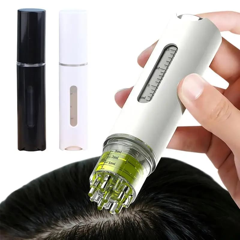 Set of 1 Portable Cuoio Capelluto Massager with Essential Oil Applicator, Hair Anti-Caduta Tool