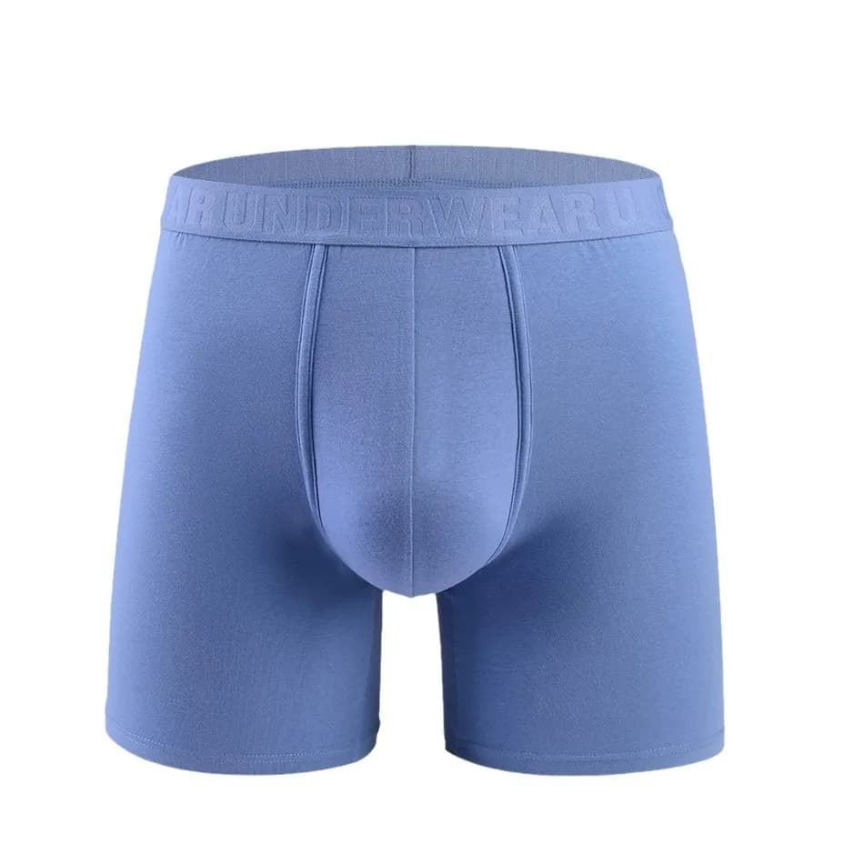 Pantaloncini boxer medio-lunghi Intimo da uomo Mutande maschili traspiranti in cotone per uomo Homme Sport Comode mutandine a gamba lunga Cuecas