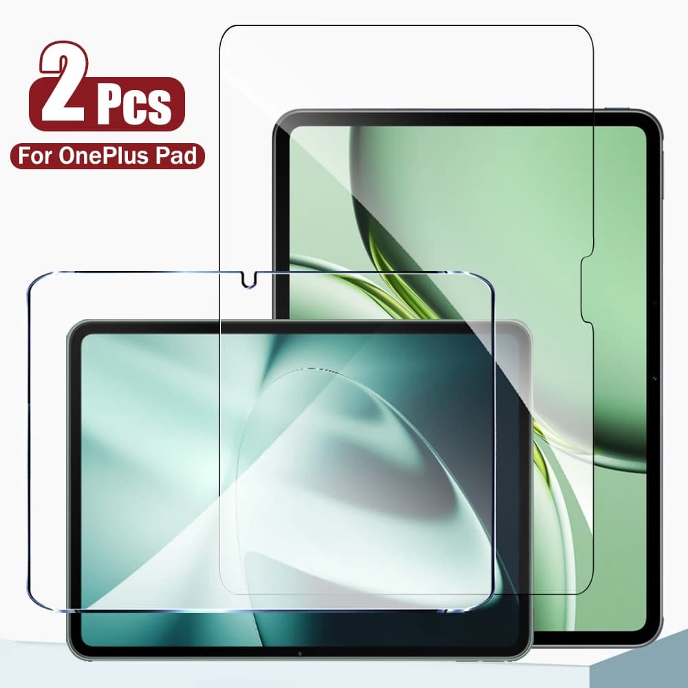 2Pcs 9H Tempered Glass For OnePlus Pad 2 Screen Protector For oneplus pad pro Fit Case Tablet Accessories Film