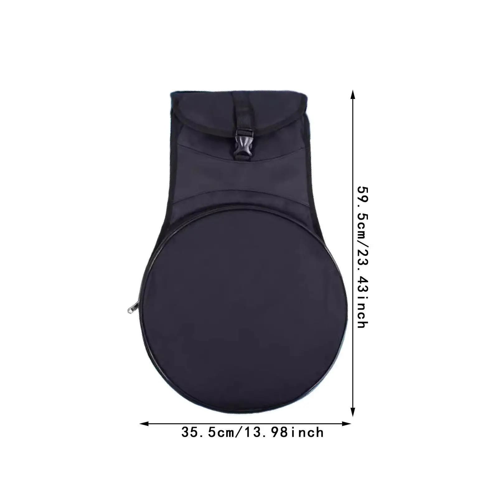 Borsa Portatile per Pad Batteria in Tessuto Oxford, Custodia Protettiva per Set di Pad da Pratica e Accessori