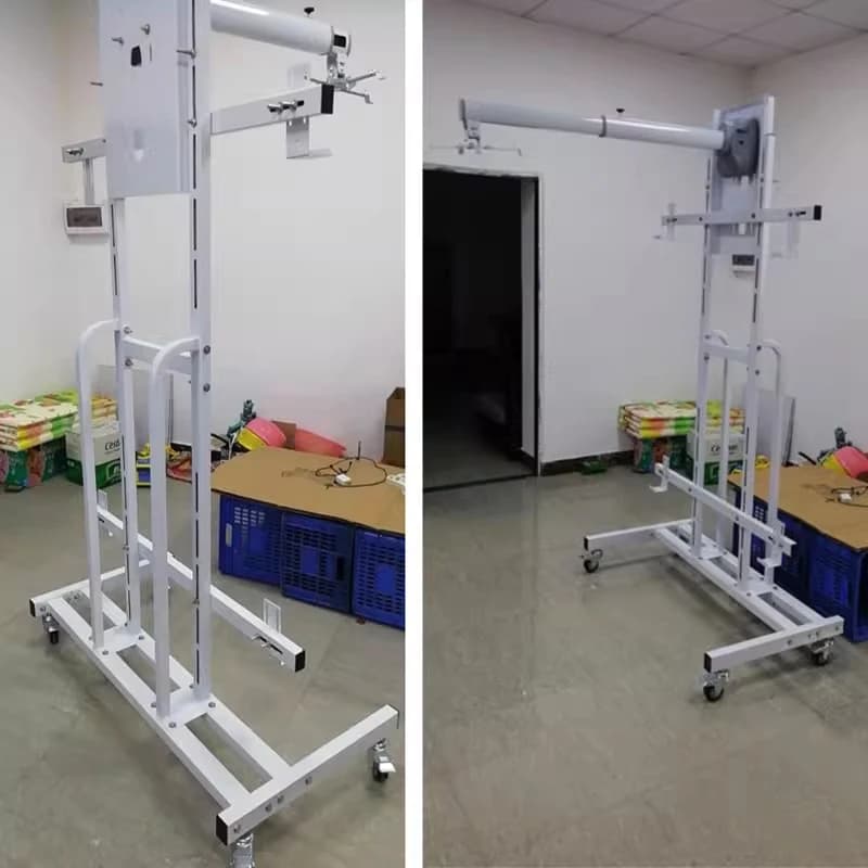 Staffa telescopica per proiettore, staffa mobile integrata, staffa di supporto per lavagna elettronica, altezza regolabile