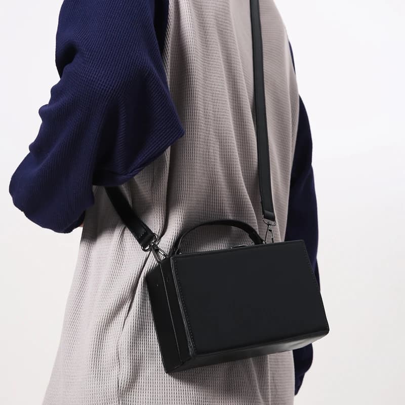 Borsa a tracolla da coppia Borsa da medico a forma di comoda maniglia con serratura Borsa in PU impermeabile per borsa a tracolla da scuola per feste con data