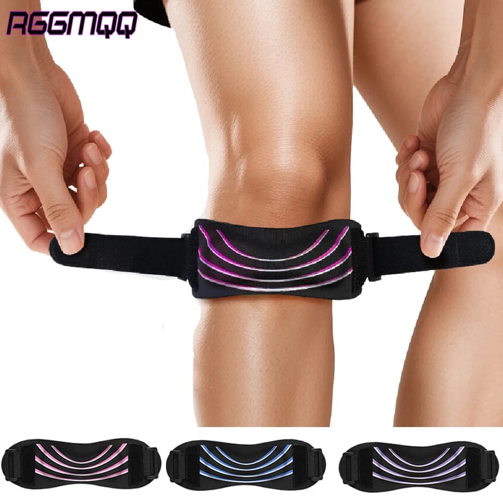 1PCS Knee Braces for Women and Men, Patella Knee Support Strap, for Tendonitis, Basketball, Running, Hiking, Volleyball, Tennis,