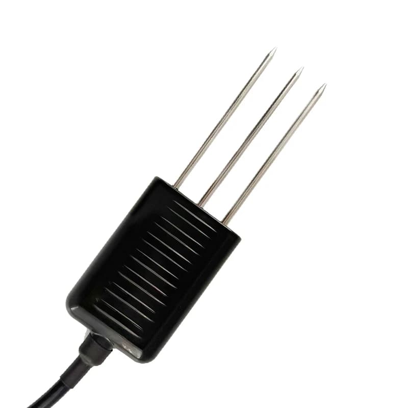 2026 MS 10 Soil Volume Water Content Sensor Smart Environmental Moisture and Temperature Monitor Sensor RS485 /0-2V/4-20mA Outp