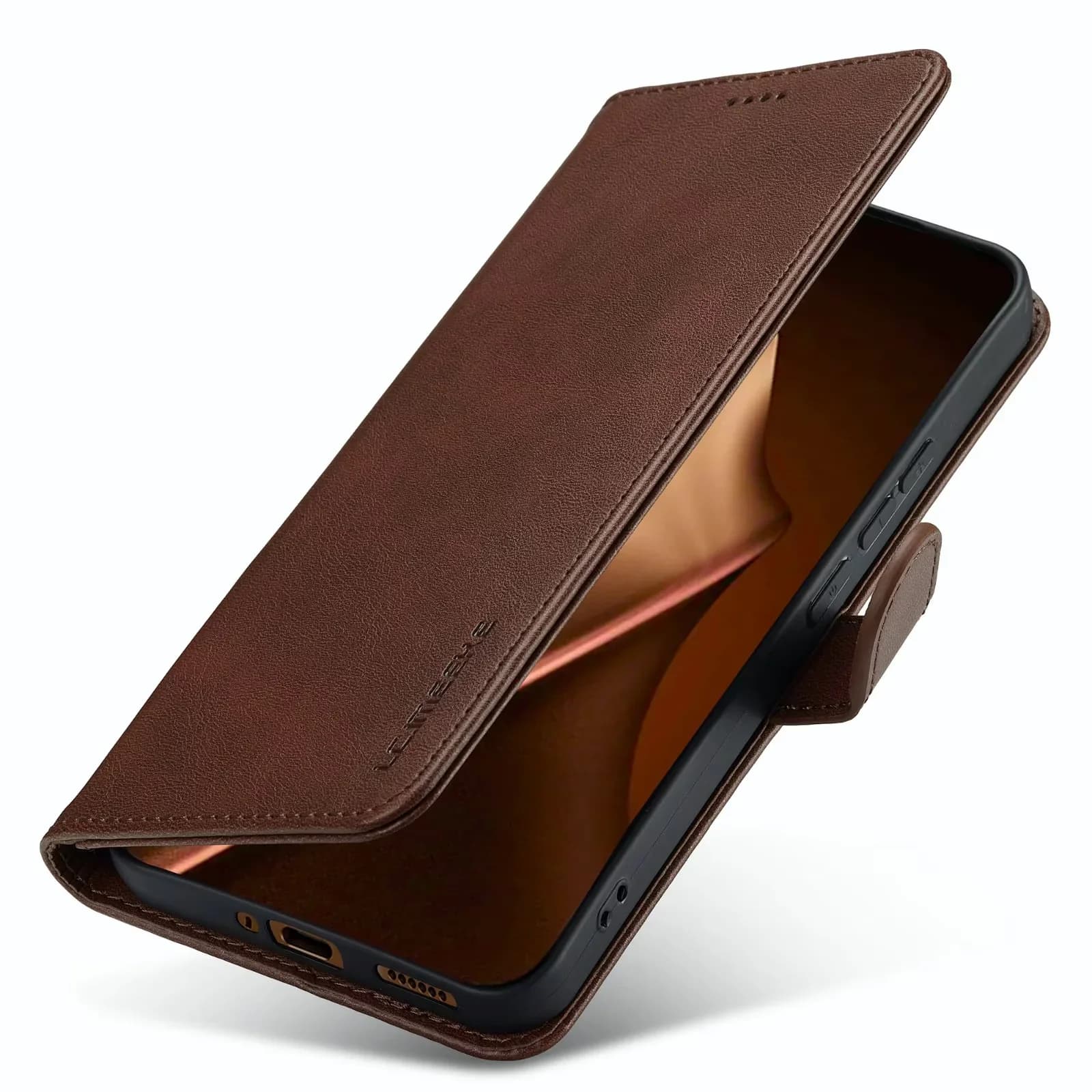 Custodia per telefono in pelle da lavoro per Xiaomi 15TPro 15T 14T 13T 12T 11T 10T Pro Antiurto Cavalletto Carte Solt Modello Portafoglio Cover