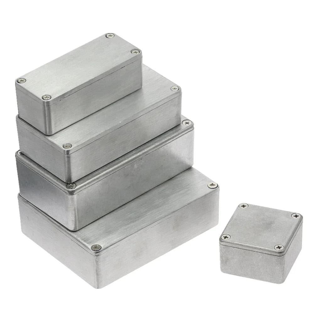 Vendita calda 1590 Serie 1590A 1590B 1590BB 1590XX 1590DD Custodia in alluminio stile Stomp Box Effetti Pedale Custodia Pedale effetti per chitarra