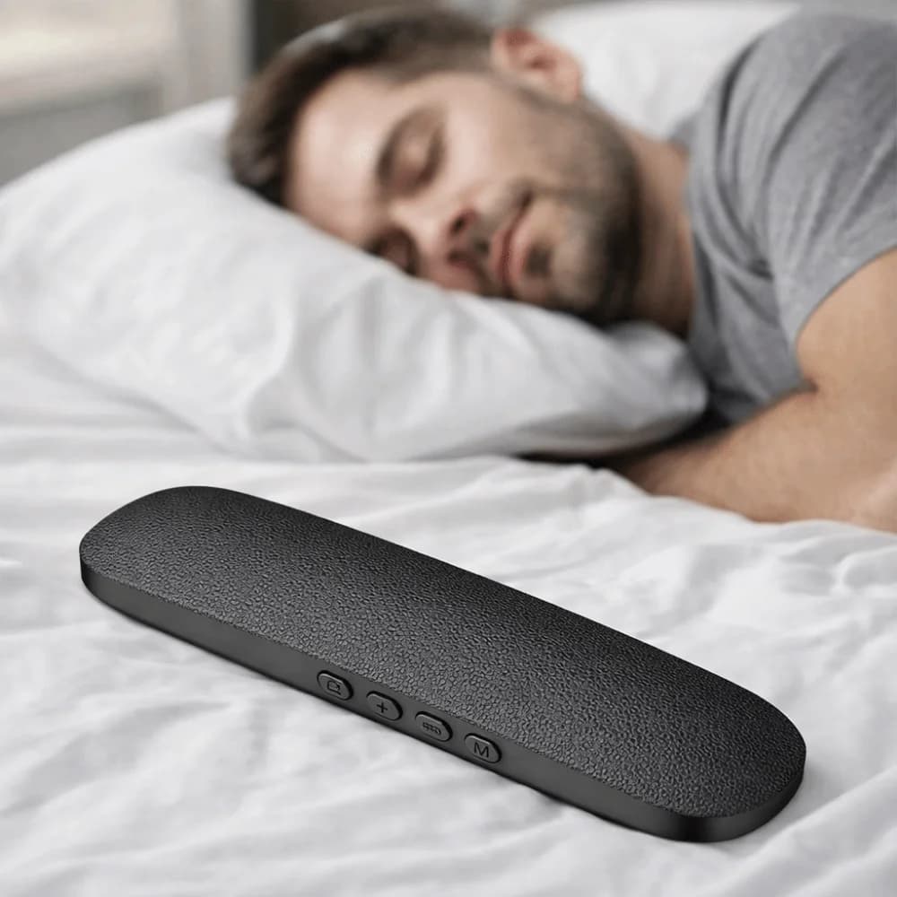 Bluetooth 5.4 Under Pillow Speaker With TF Card Slot Noise Reduction Bone Conduction Speaker Timed Shutdown Stereo Sound