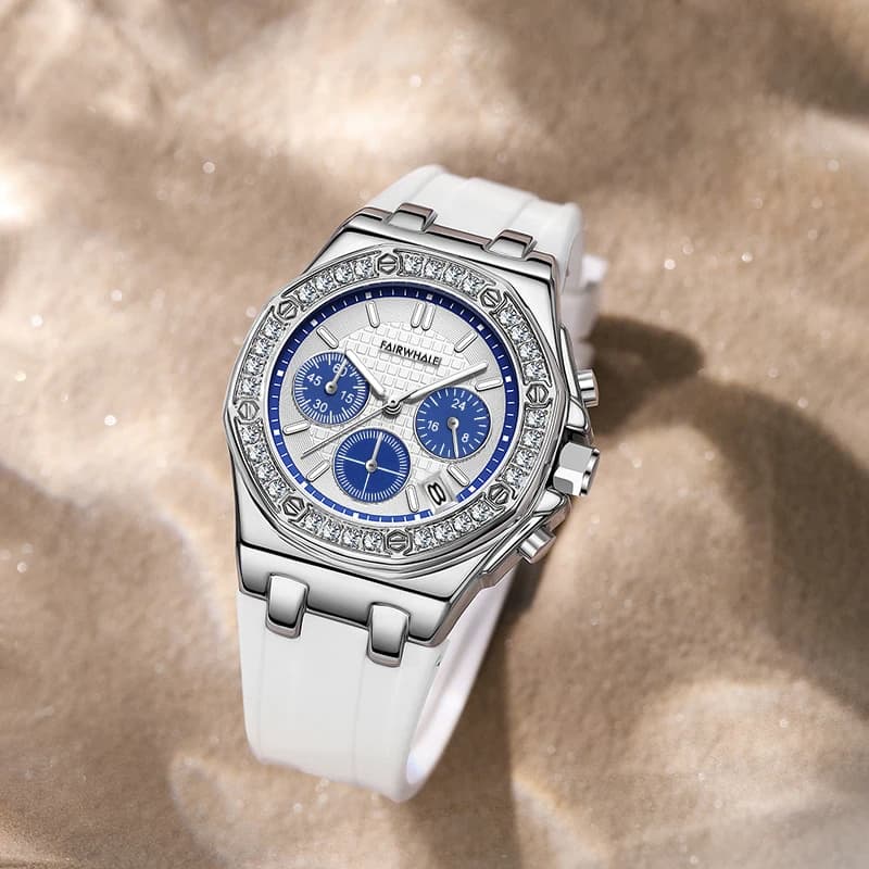 Mark Fairwhale 3590 Women's Retro Wrist Watch Waterproof Multi Functional Fashionable Exquisite Quartz Watches For Women