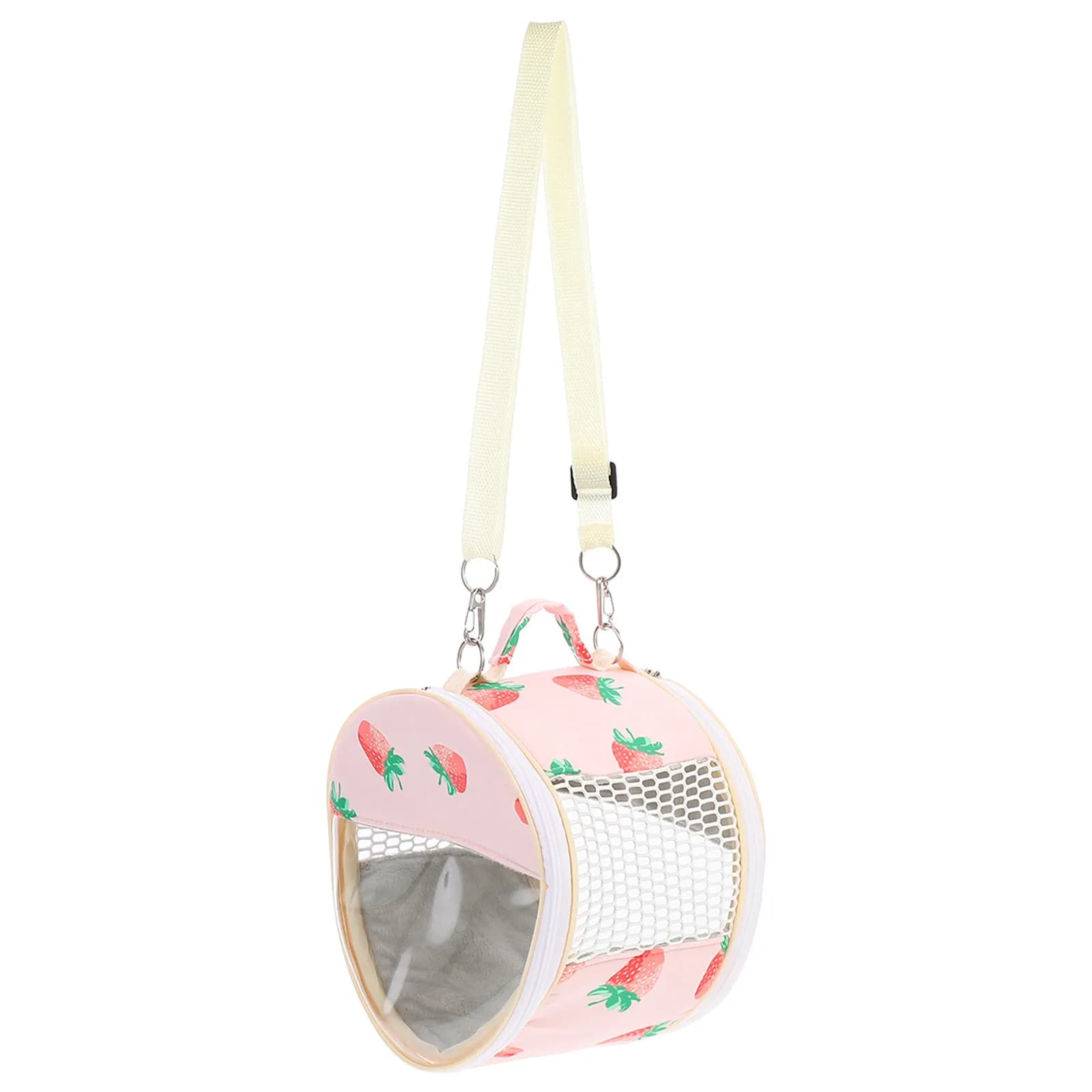 Small Pet Carrier Bag Portable Lightweight Travel Handbag for Small Animals Outdoor Walk Park Commute with Side Vents