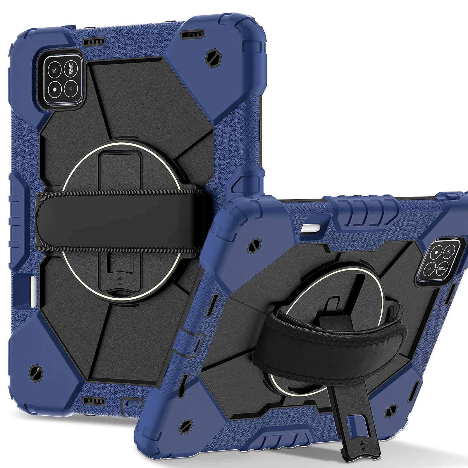 Custodia con rotazione a 360 gradi per Xiaomi Mi Pad 7 Pro Redmi 2025 Pad 2 Pro Poco 12.1 SE Custodia per tablet da 8,7 pollici Cover rigida antiurto