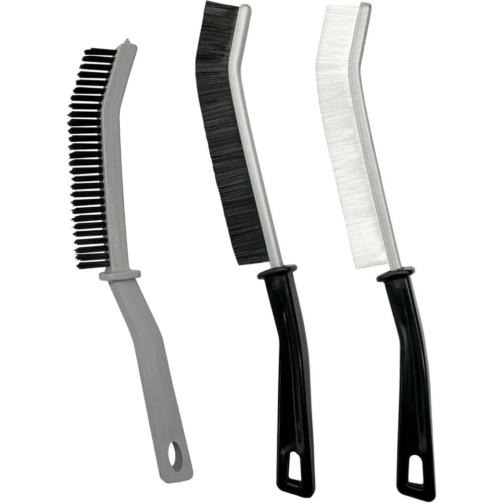 Spazzola per la pulizia delle fessure, spazzola per la pulizia delle fessure a setole dure, spazzola per la pulizia degli spazi vuoti dei WC, per pulire piccoli spazi, cucina, bagno