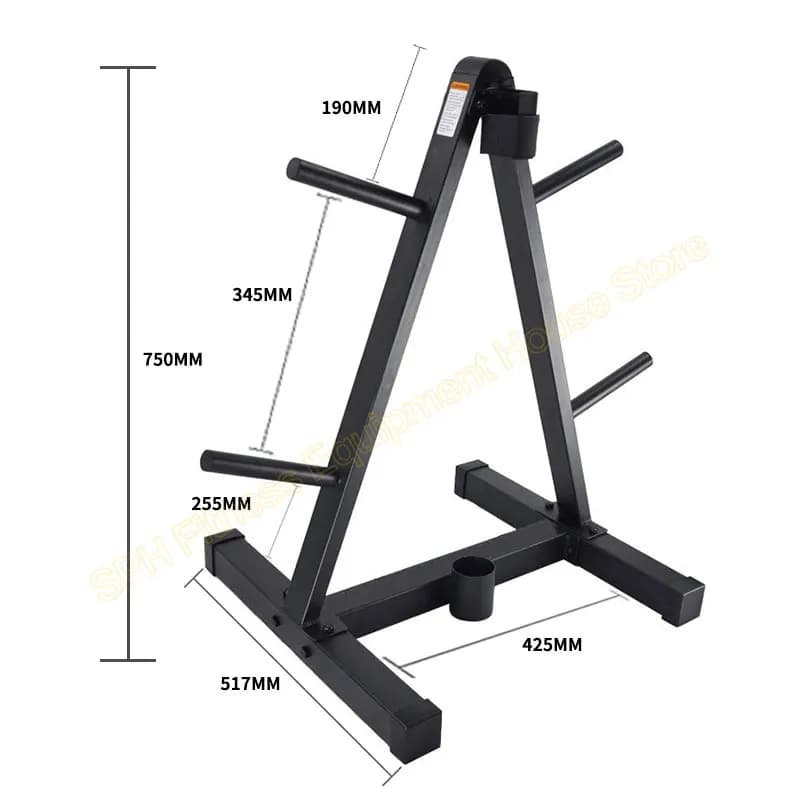 Porta Pesi Regolabile, Supporto Salvaspazio Robusto per Pesi, per Palestra Domestica, Accessorio per Attrezzature Fitness