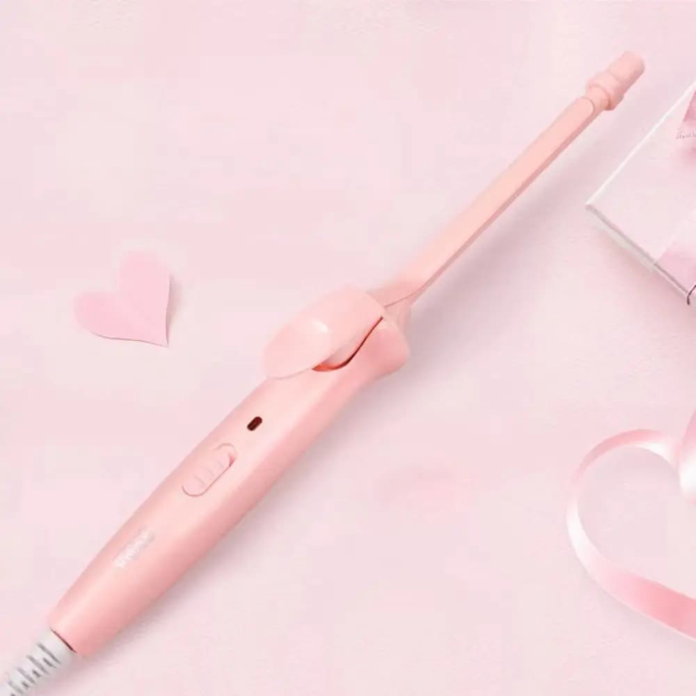Hair curler with 9MM ceramic coating, Constant temperature, Quick heating, Iron Professional hair curler for Home use