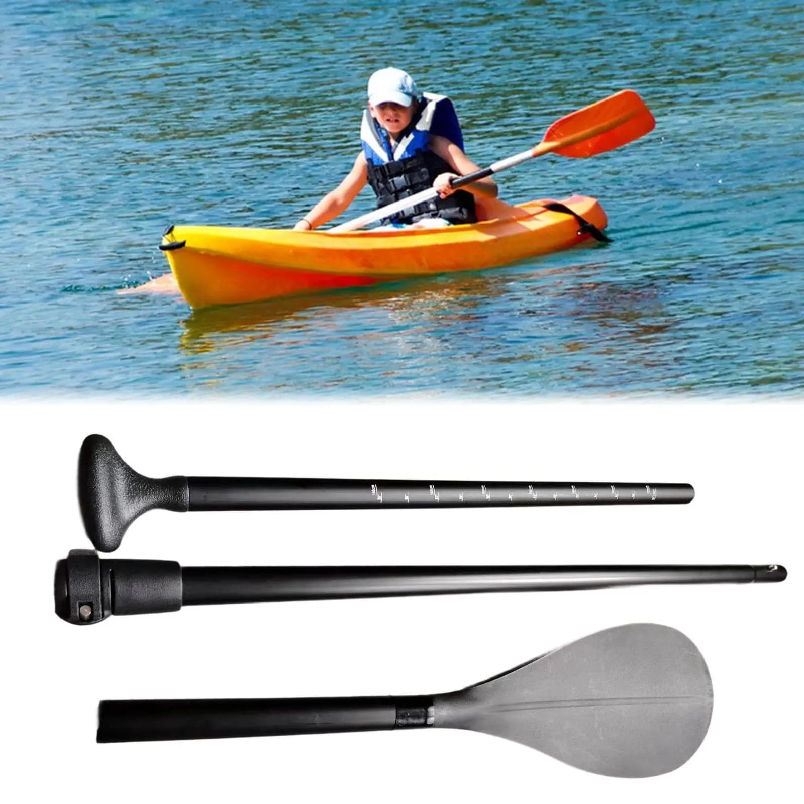 Child Boat Paddle Water Sports Convenient Accessories Kayaking Oar for Surfboard Rafting Outdoor Sports Rubber Boat Canoeing