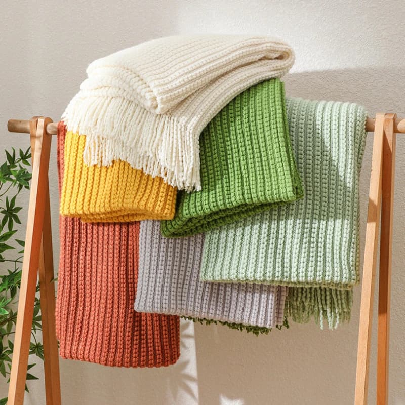 Tessile City Nordic Coperta da tiro Copridivano lavorato a maglia Ufficio Pisolino Aria condizionata Coperta Bohemian Hotel Decor Copriletto Asciugamano