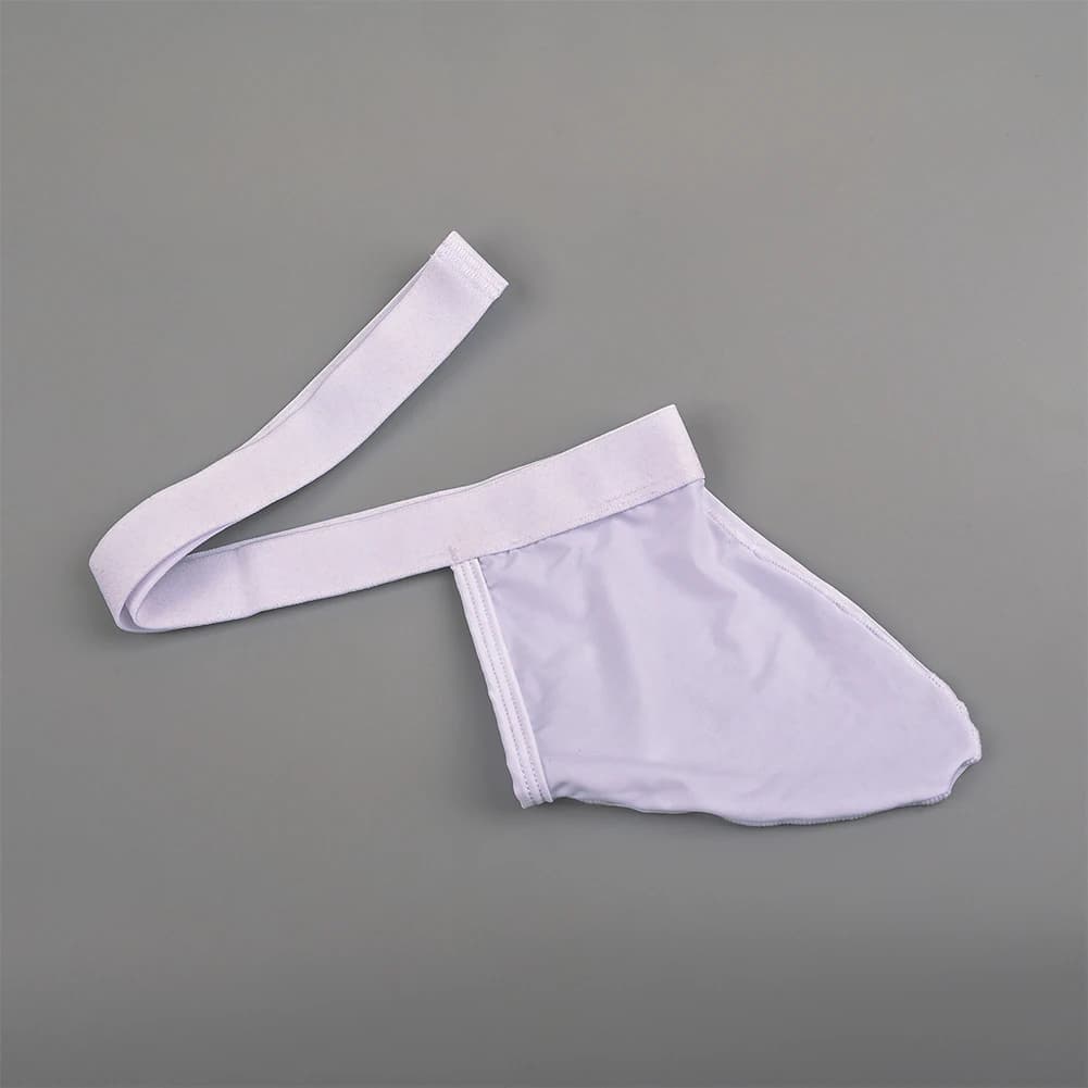 Slip perizoma da uomo sexy con elastico, morbido e confortevole, con ampio sacchetto posteriore, senza schienale, perizoma G-string, slip bikini da uomo