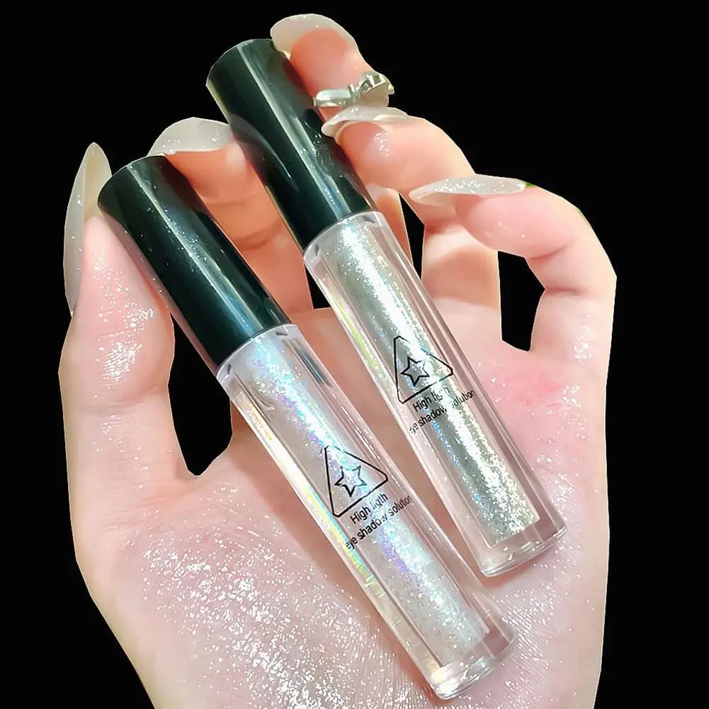 Glittered Liquid Eyeliner, Metallic Eyeliner Brilliant, Eyeliner Pen Sparkling Diamond, Waterproof, for Makeup Eyes Woman, Ideal for Party