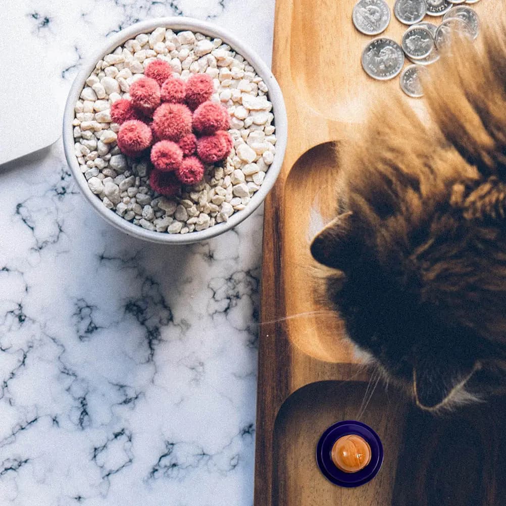 3 Pieces Natural Catnip Balls Comparative for Cats, Vitamin C Supplement for the Lift from the Pele Balls, Dental Cleaning and Chewing