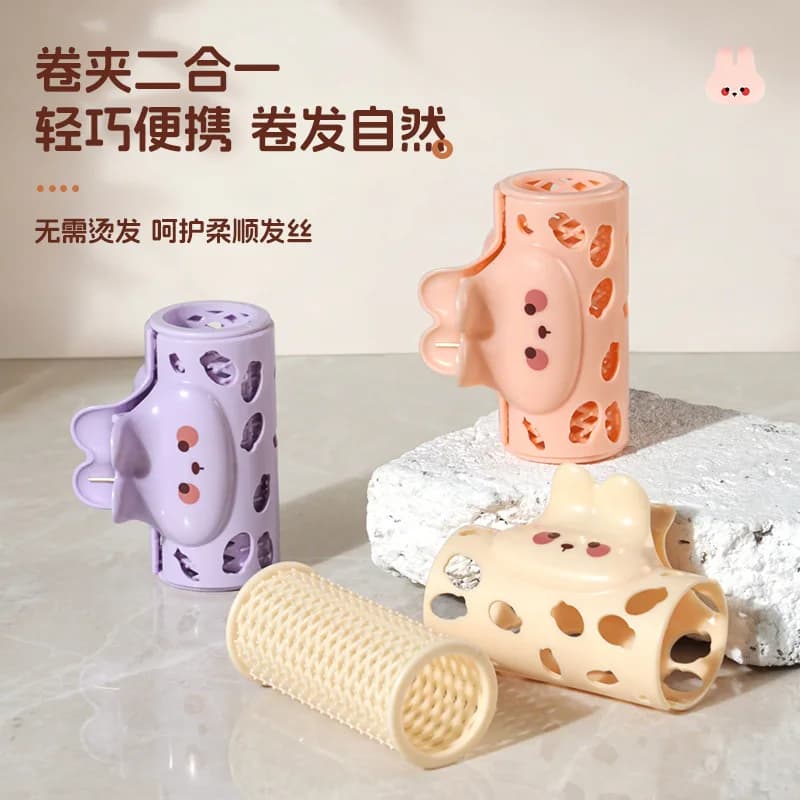Household multi-functional plastic curling iron collection bangs fluffy curling iron two packs of beauty tools