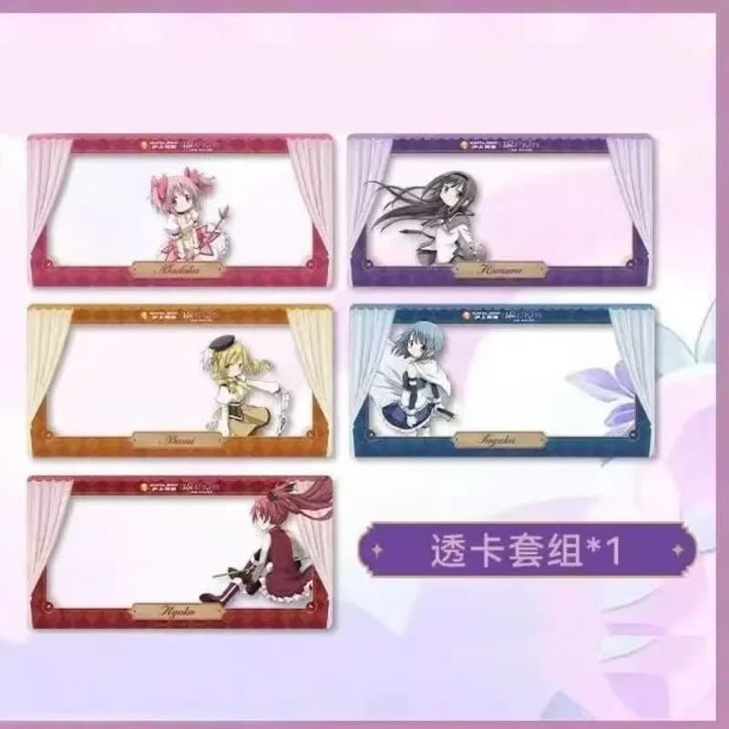 5Pcs/Set Anime Cartoon Bookmark Photo Props Diy Pvc Transparent Collection Card Gift