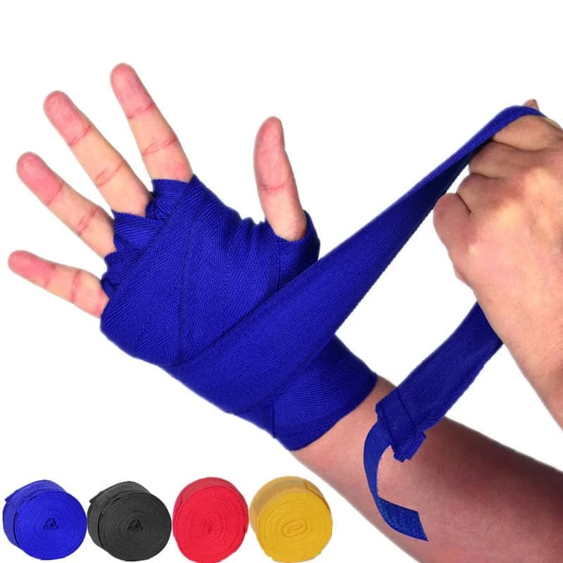 2 pcs boxing bandages equipment boxing hand gloves for gym man boxing bear paw QJST03